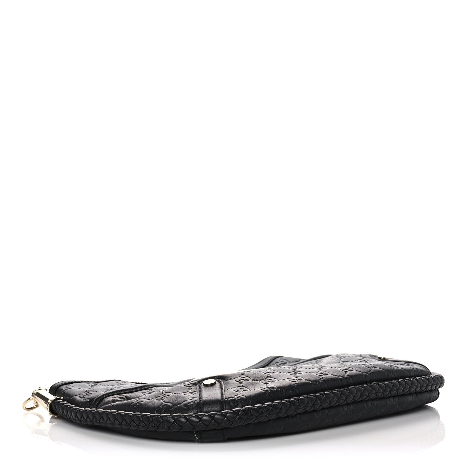 Gucci Guccissima Britt Medium Shoulder Bag Black 4 of 10