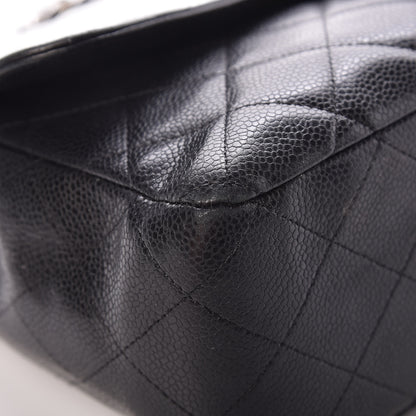 Chanel Caviar Quilted Jumbo Single Flap Black 11 of 17