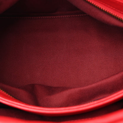 Chanel Lambskin Quilted Medium Just Mademoiselle Red 6 of 14