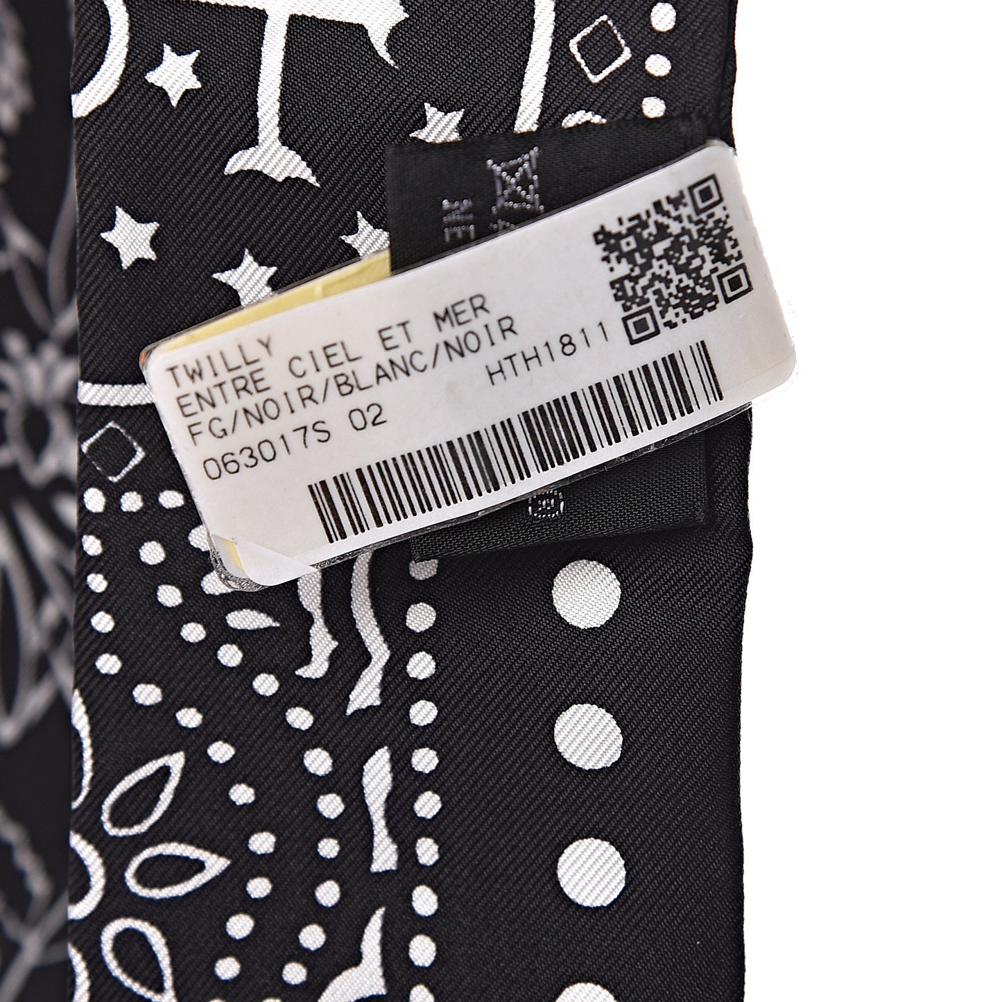 Silk Entre Ciel Et Mer Twilly Black White