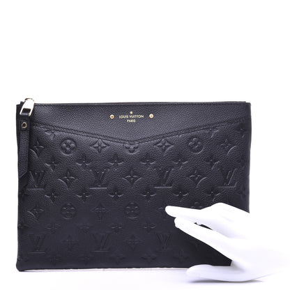 Louis Vuitton Empreinte Daily Pouch Black 2 of 10