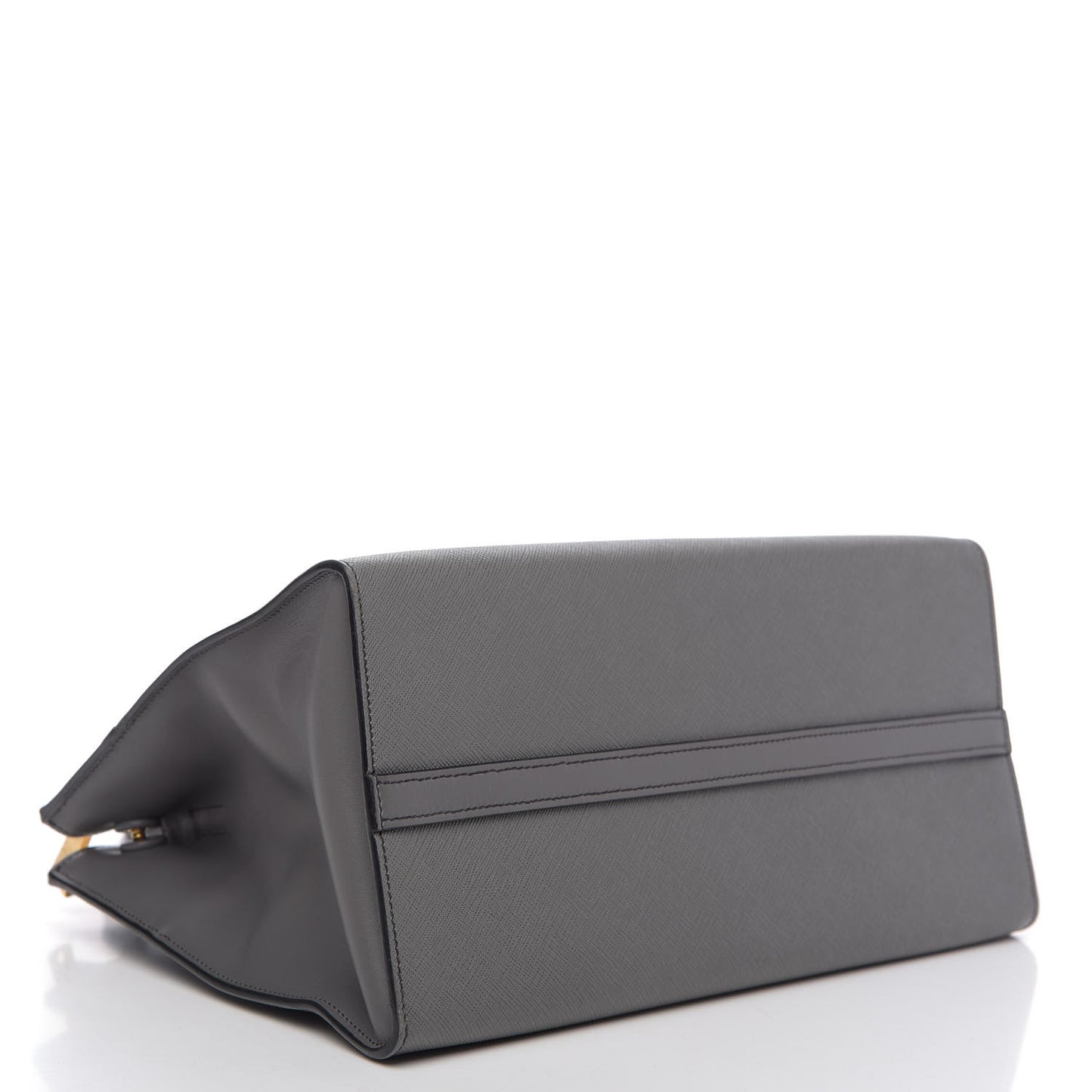 Saffiano City Calfskin Medium Esplanade Tote Mercurio