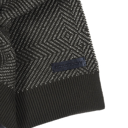 Burberry Cashmere Herringbone Scarf Green 3 of 6