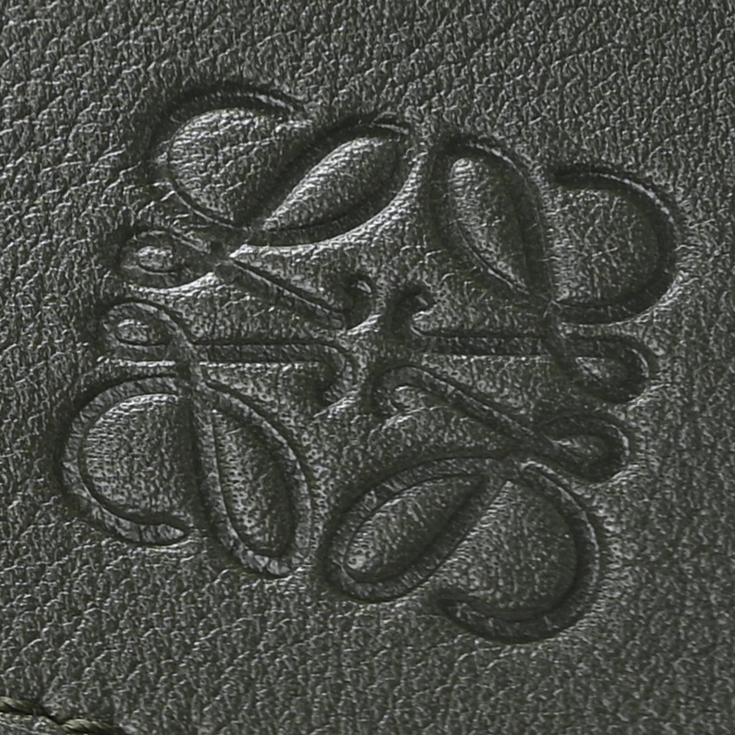 Calfskin Puzzle Hobo Army Green