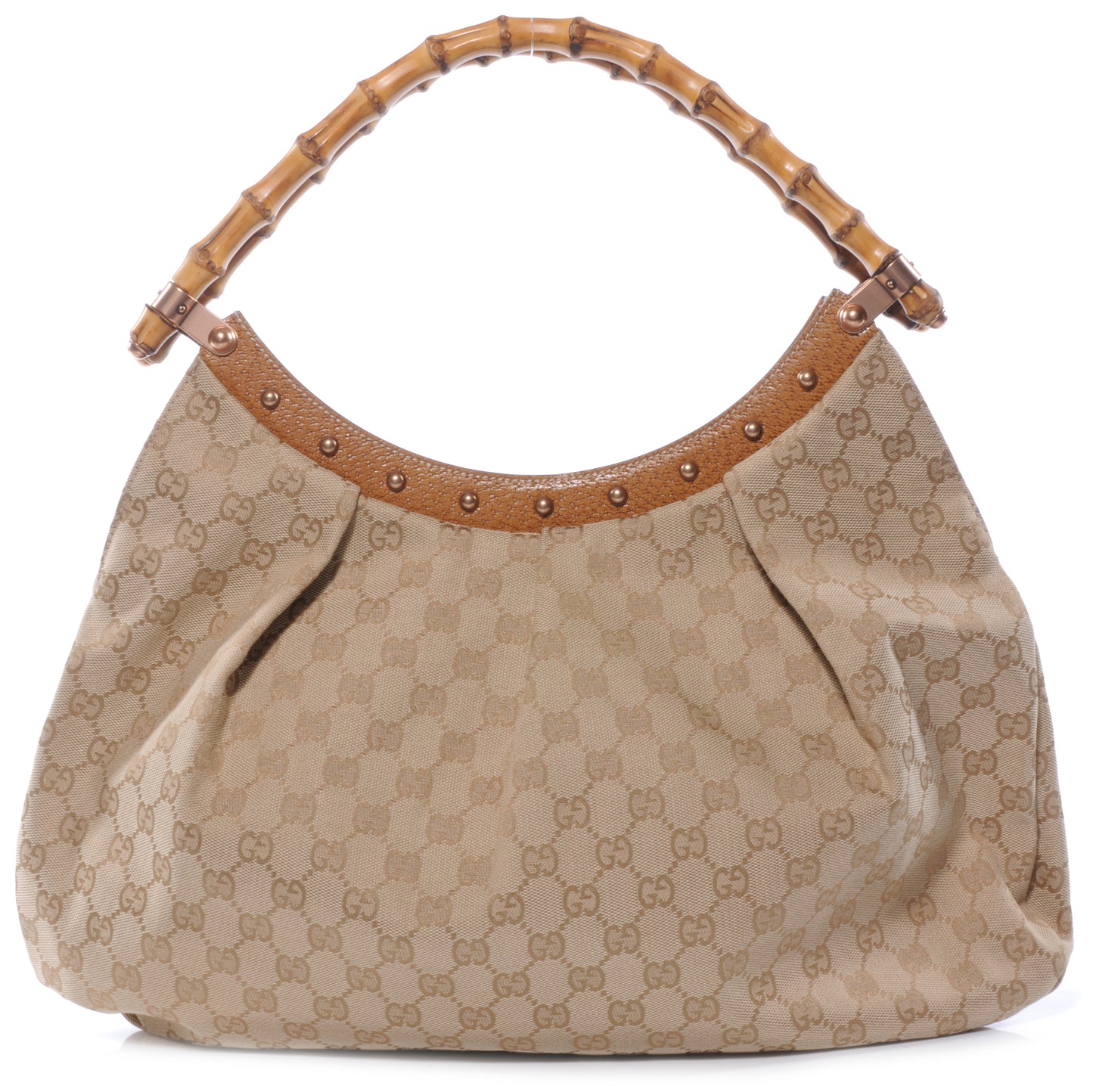 Monogram Bamboo Handle Bag