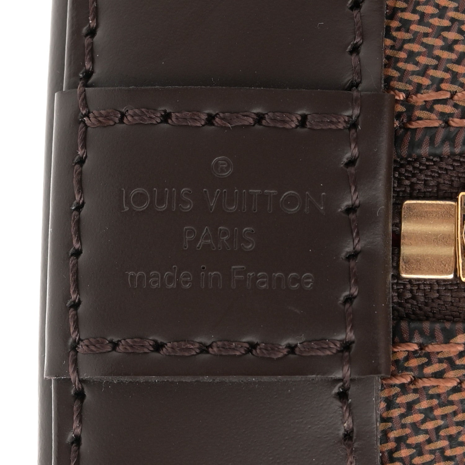 Louis Vuitton Damier Ebene Alma BB 6 of 10