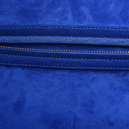 Celine Supple Calfskin Medium Phantom Luggage Royal Blue 7 of 9