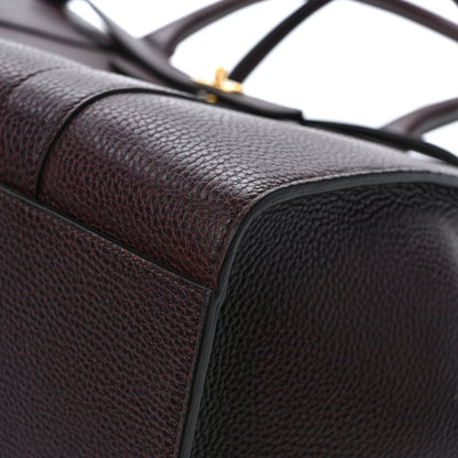Mulberry Grain Vegetable Tanned Calfskin Zipped Bayswater Oxblood 10 of 12