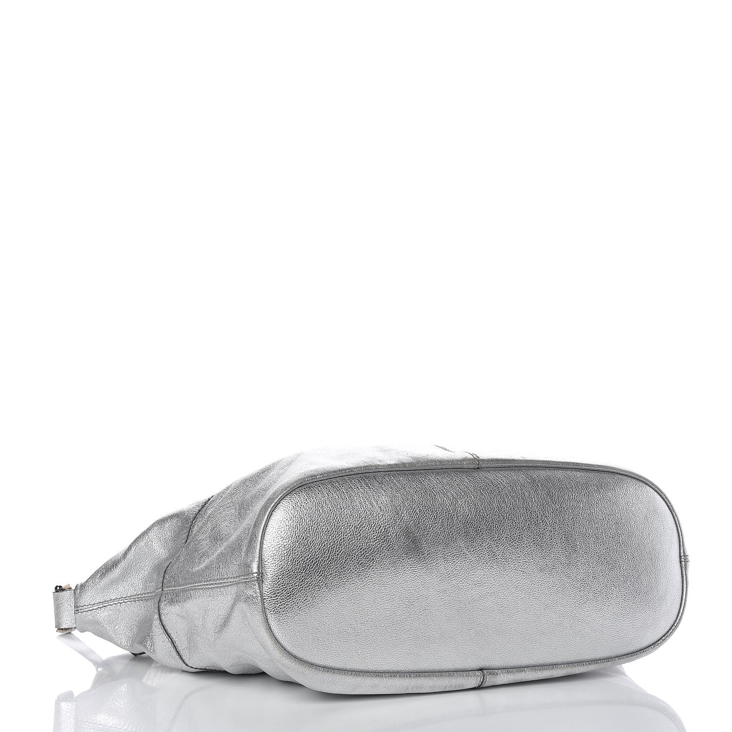 Givenchy Metallic Calfskin Medium Nightingale Silver 5 of 11