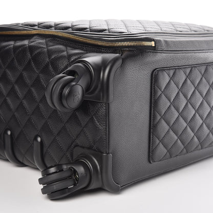 Chanel Calfskin Quilted Coco Case Trolley Black 11 of 15