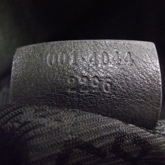 Leather Chain Shoulder Bag Black