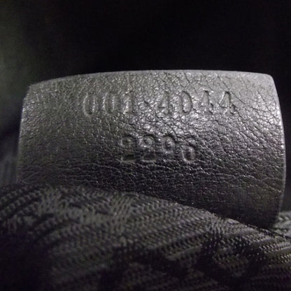 Gucci Leather Chain Shoulder Bag Black 9 of 10