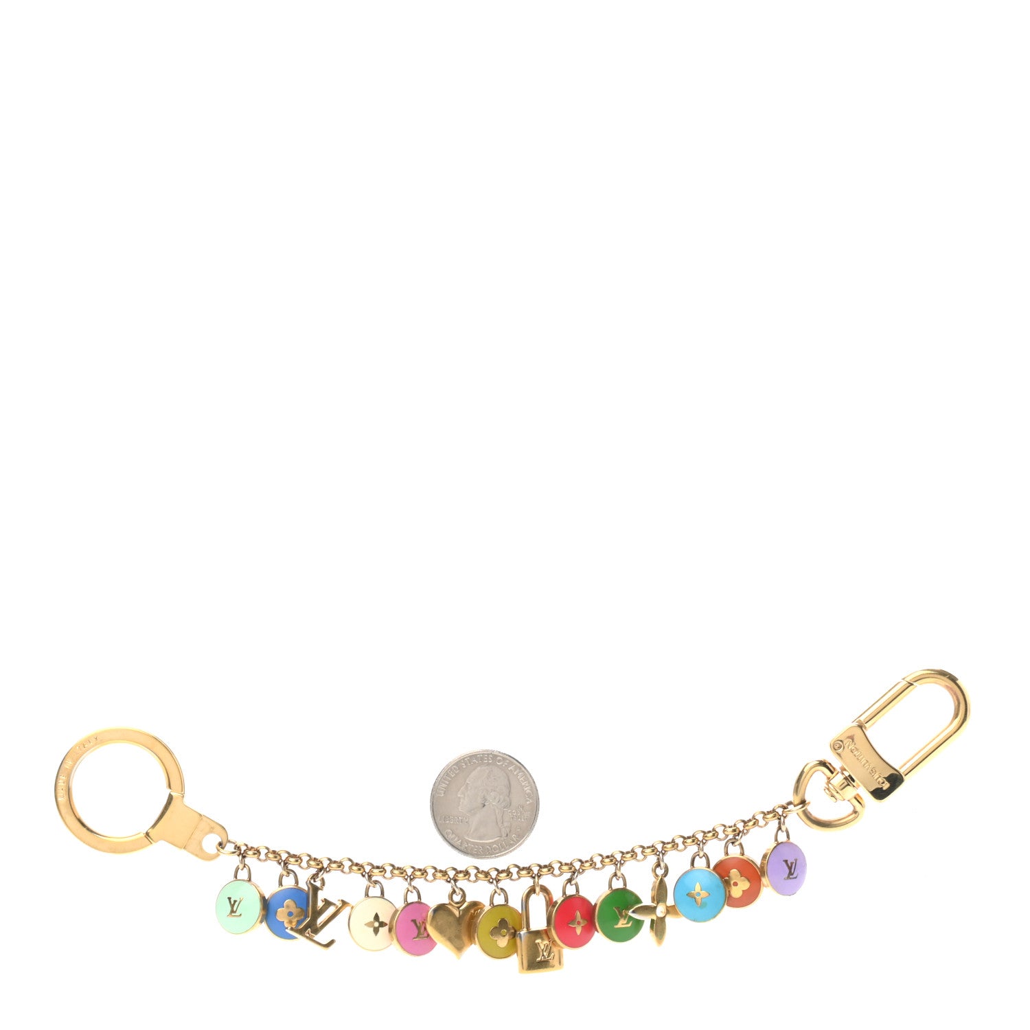 Louis Vuitton Pastilles Key Chain Bag Charm Multicolor 2 of 3