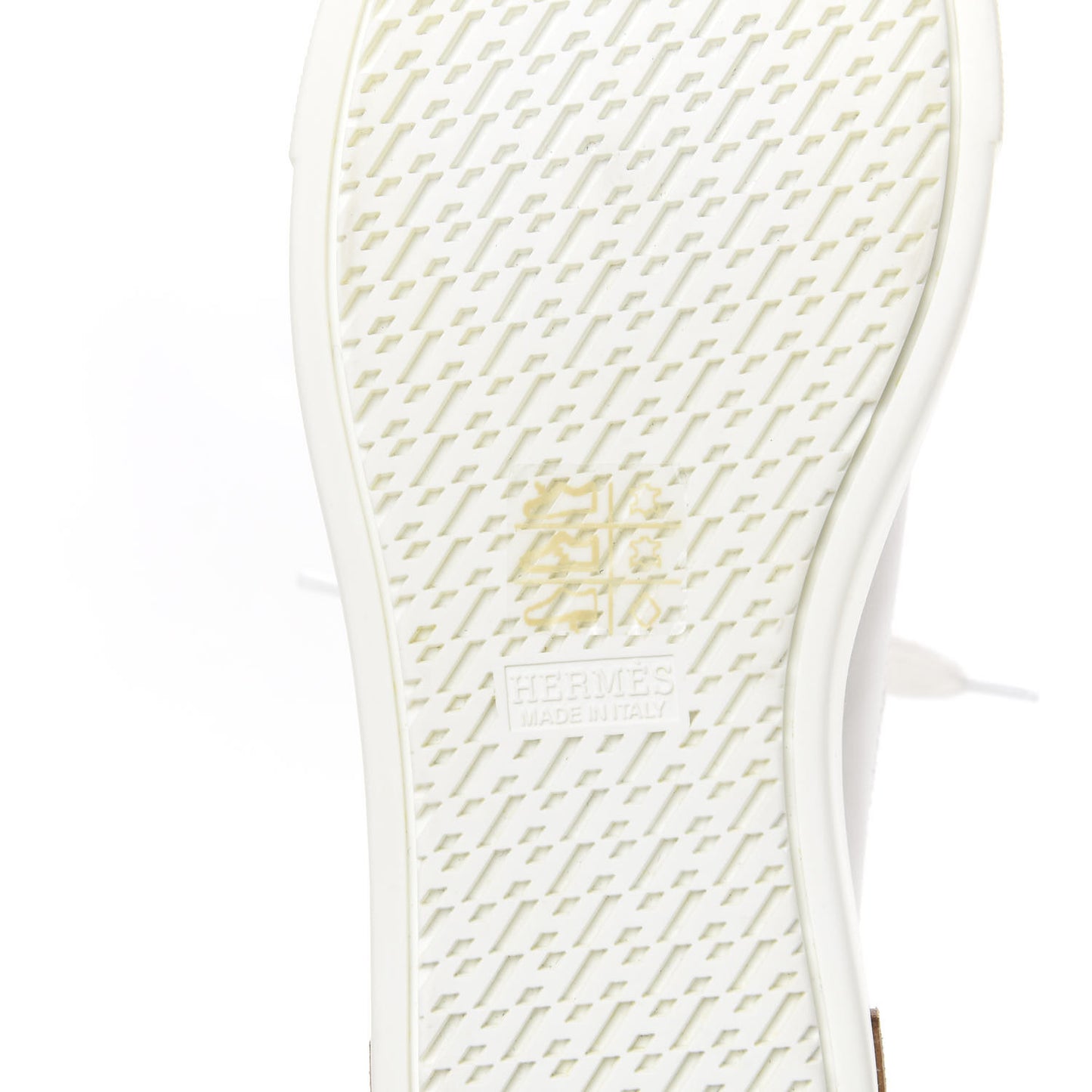 Calfskin Polo Sneakers 35 White