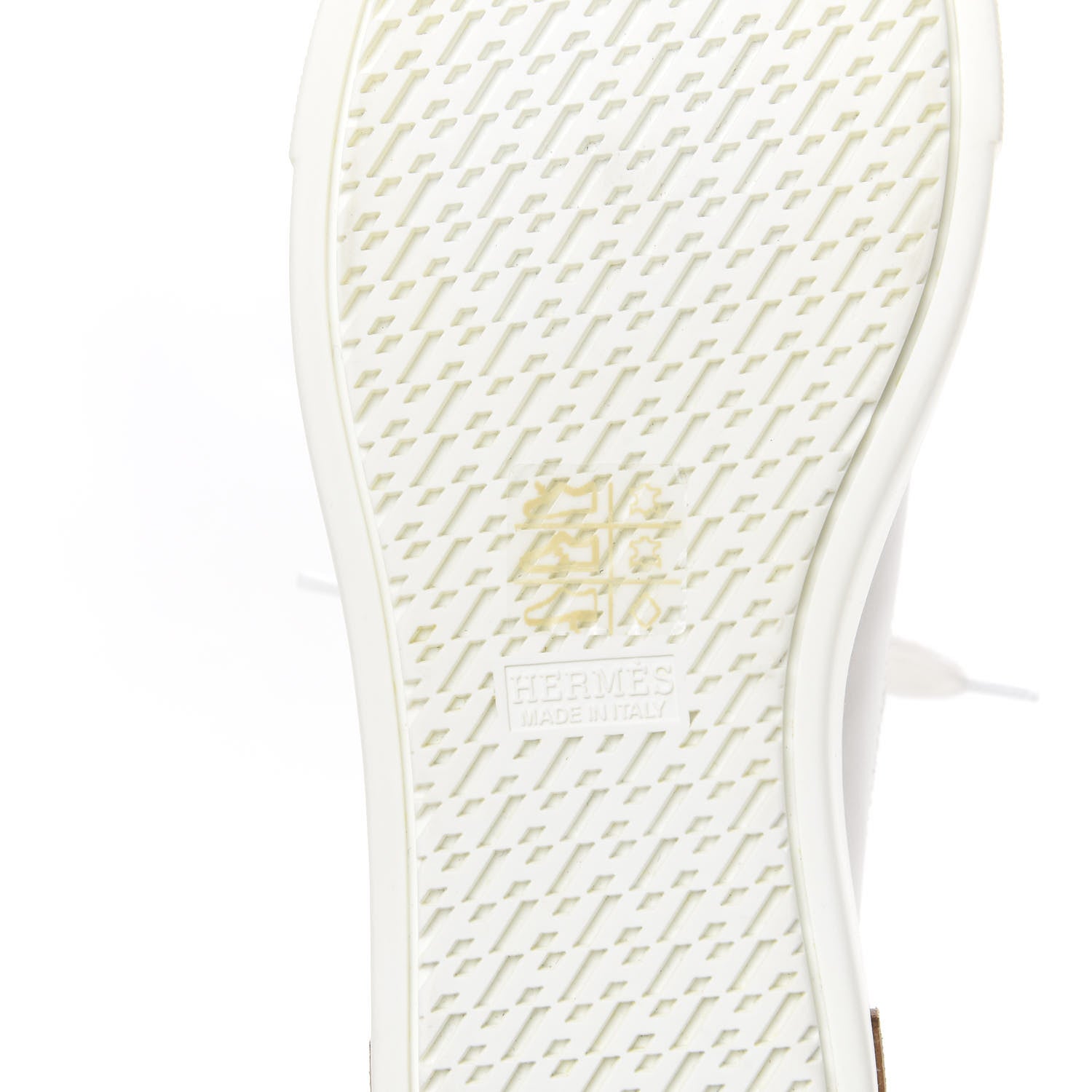 Hermes Calfskin Polo Sneakers 35 White 6 of 8