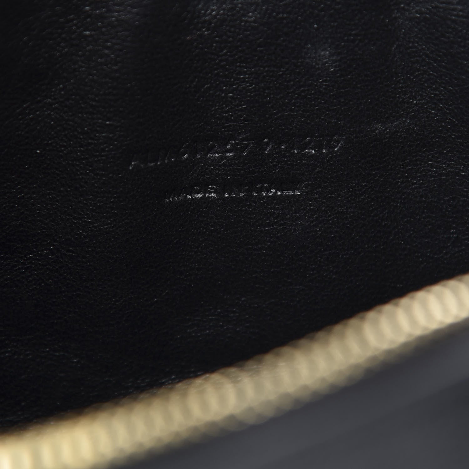 Saint Laurent Grain De Poudre Matelasse Monogram Mini Lou Camera Bag Black 9 of 10