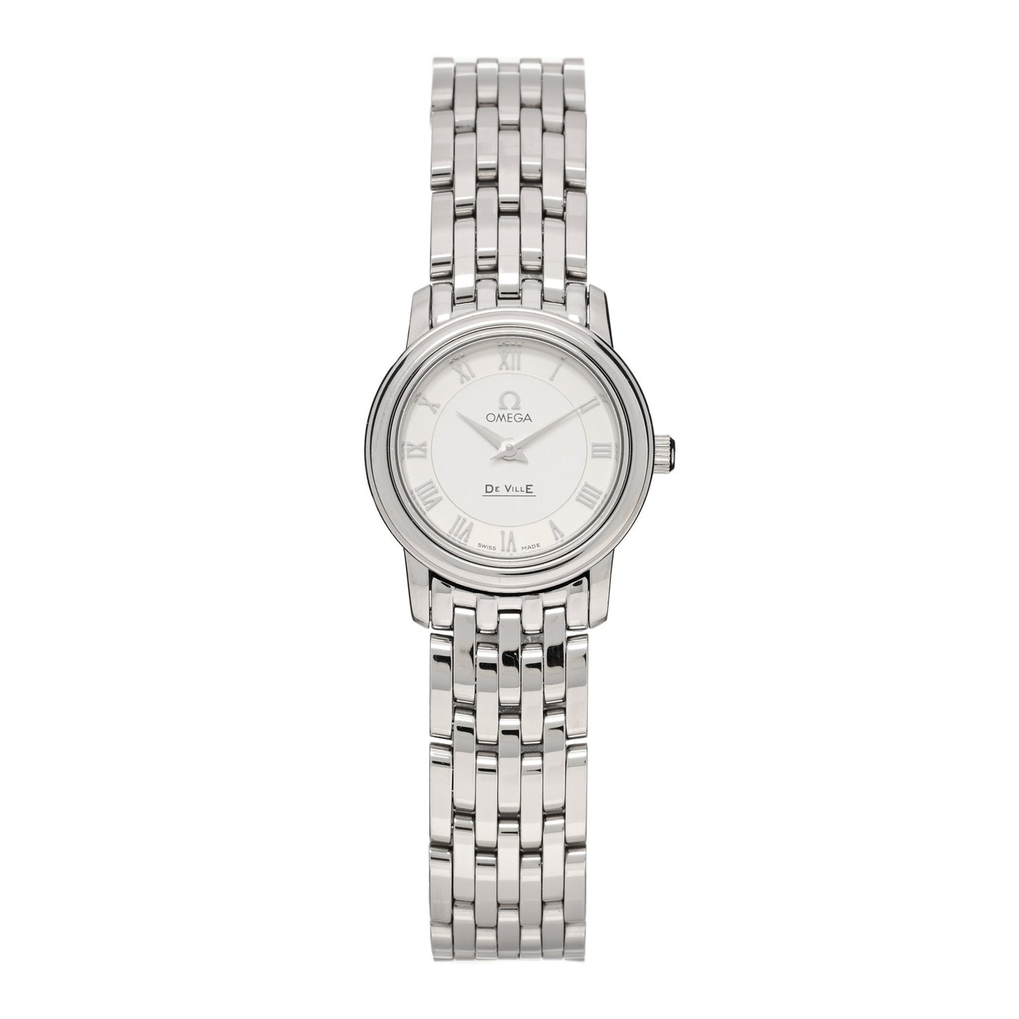 Stainless Steel 22mm De Ville Quartz Watch 4570.33