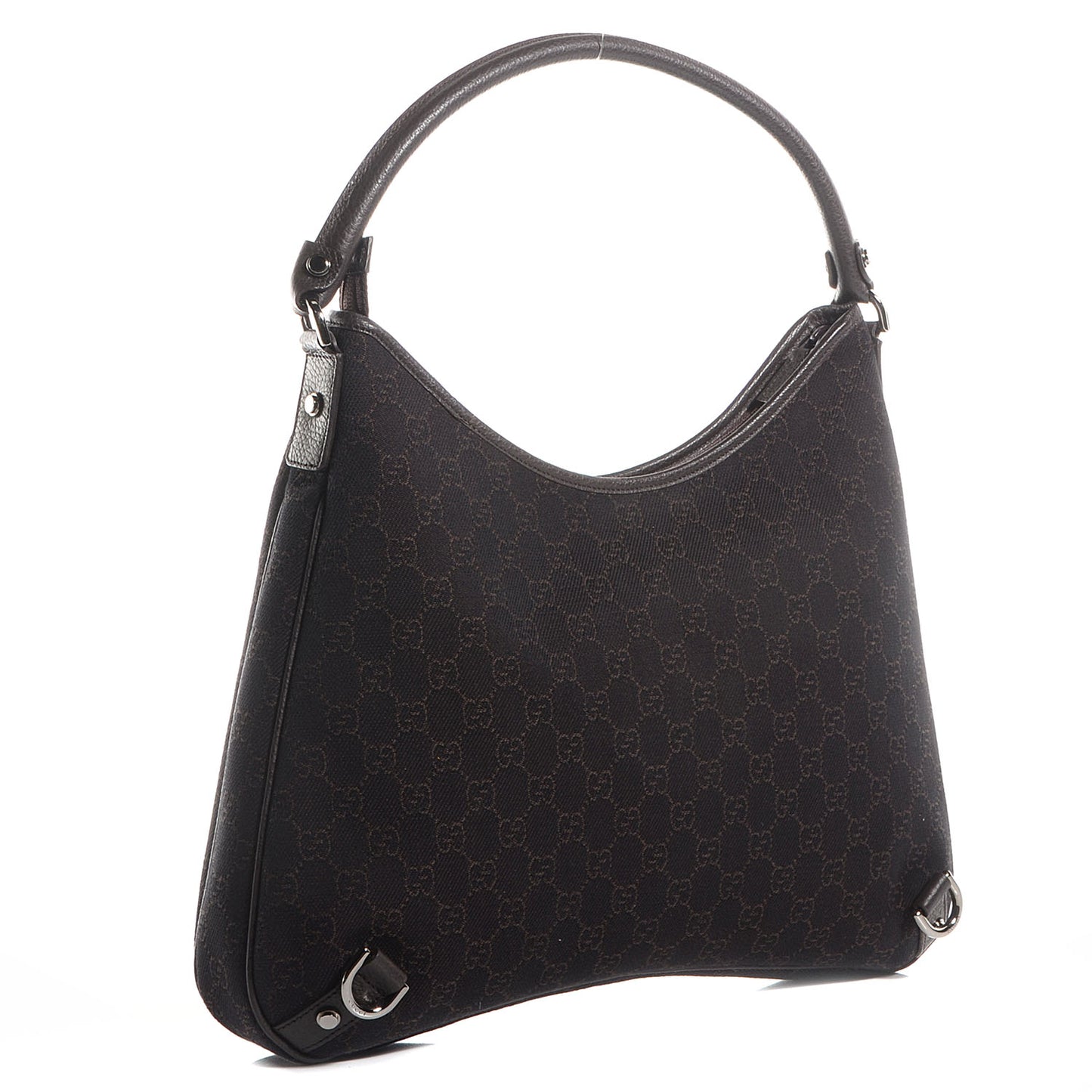 Monogram Abbey D Ring Hobo Brown
