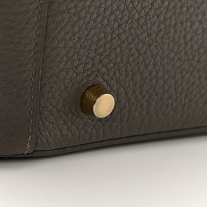 Hermes Taurillon Clemence Lindy 30 Etain 14 of 18