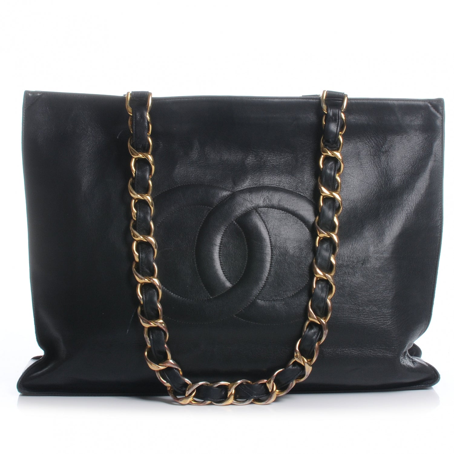 Chanel Lambskin Jumbo Shoulder Bag Black 1 of 7