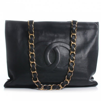 Chanel Lambskin Jumbo Shoulder Bag Black 1 of 7