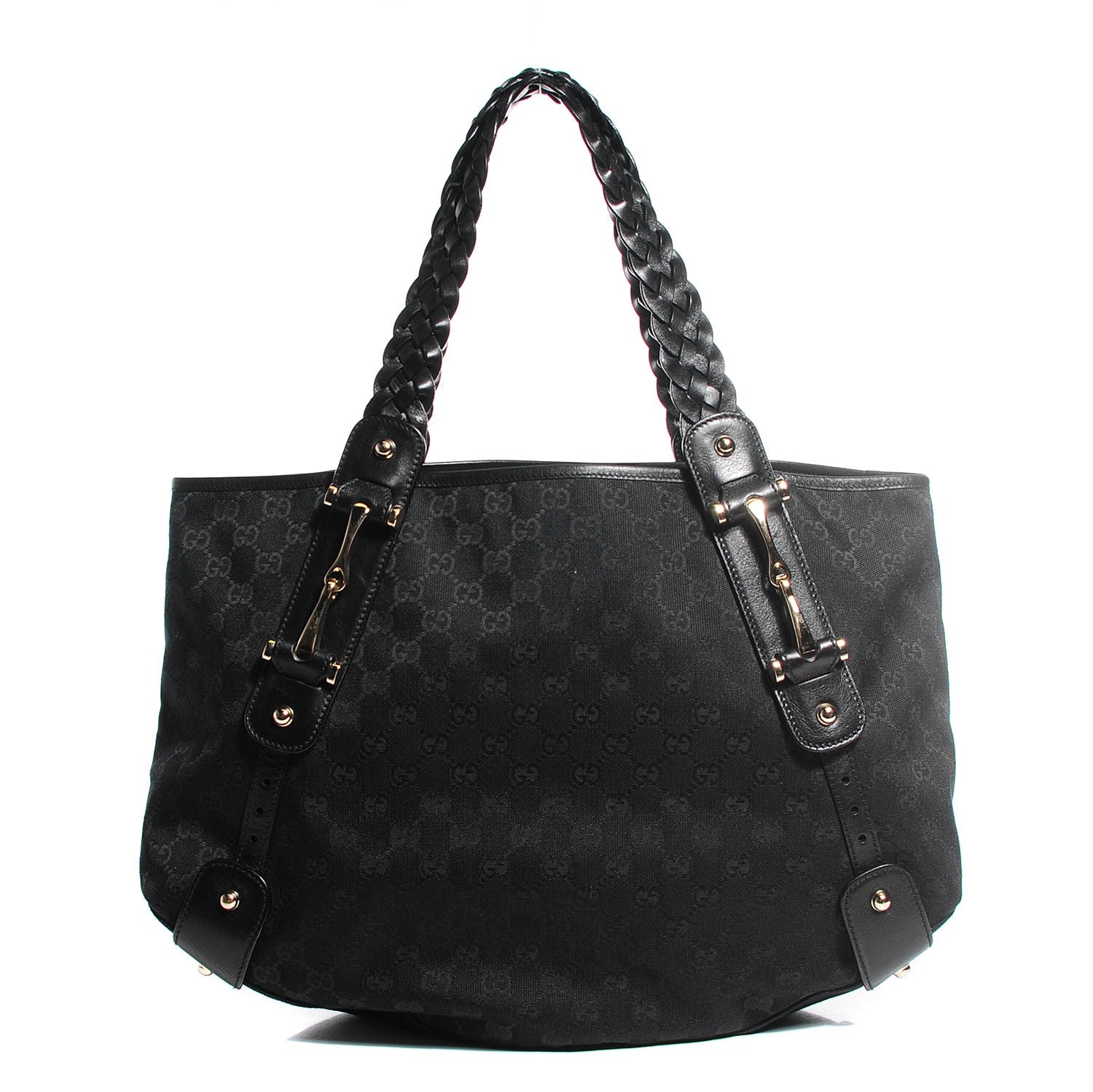 Gucci Monogram Medium Pelham Shoulder Bag Black 1 of 7