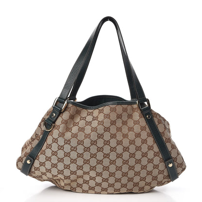 Gucci Monogram Medium Abbey Shoulder Bag Green 1 of 7