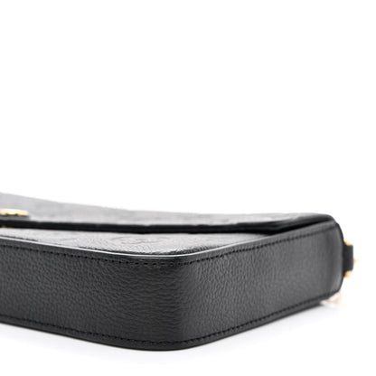 Louis Vuitton Empreinte Pochette Felicie Chain Wallet Black 13 of 13