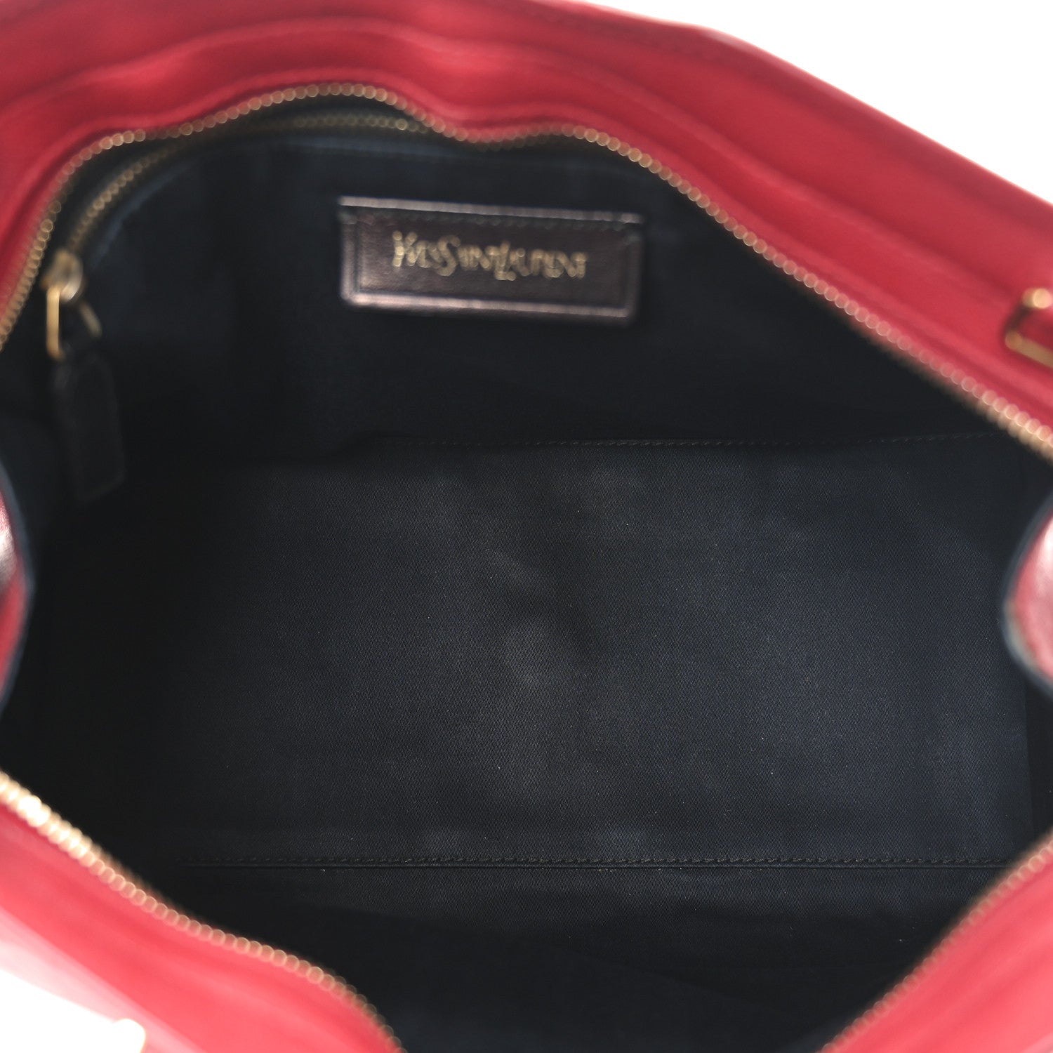 Saint Laurent Sheepskin Small Cabas ChYc Rouge Orient 5 of 10