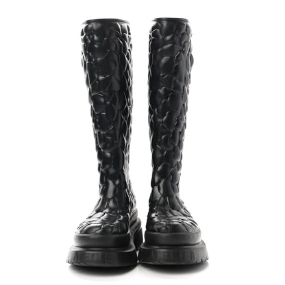 Valentino Garavani Rubber Atelier 03 Rose Edition 30/50mm Tall Rainboots 39 Black 2 of 8