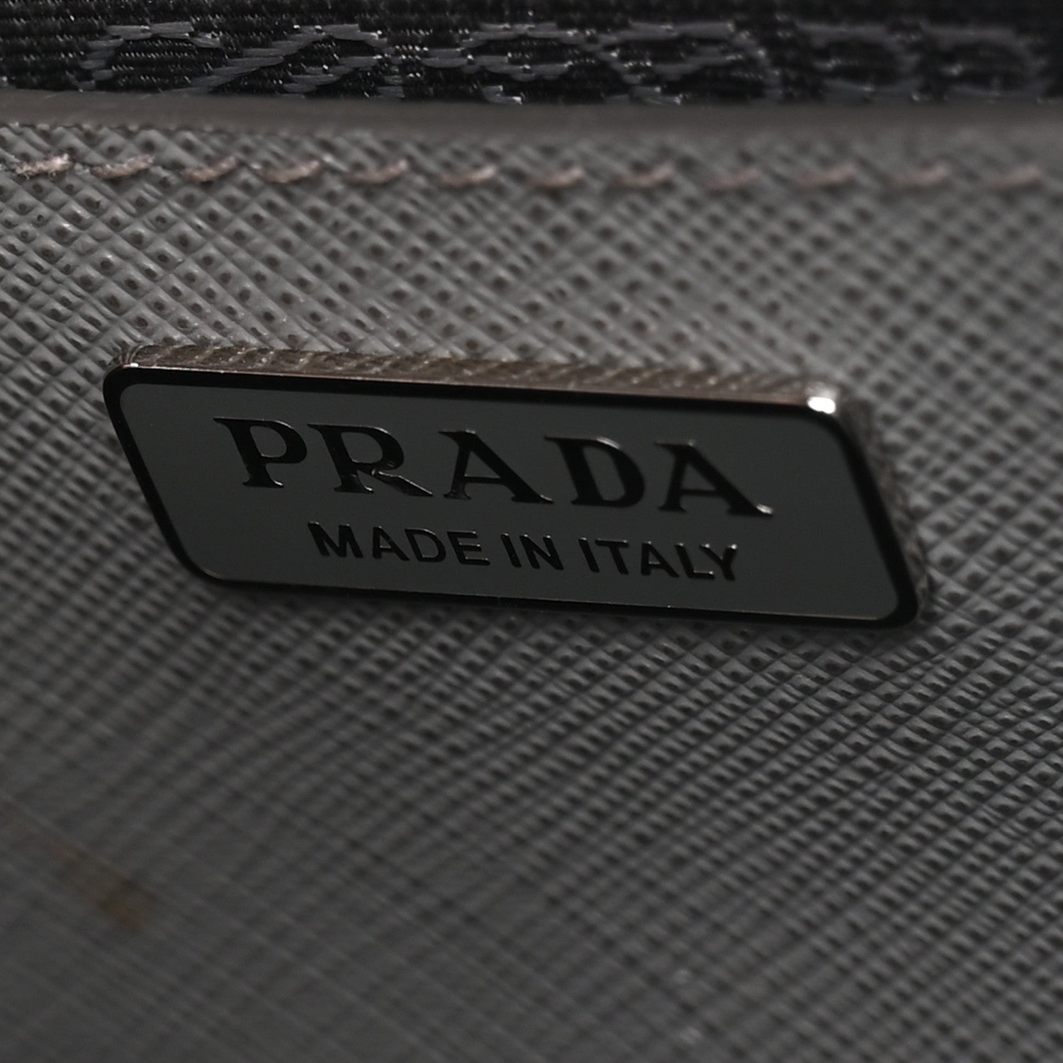 Prada Saffiano Micro Galleria Double Zip Tote Marmo 6 of 10