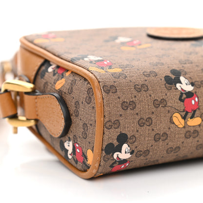 Gucci X DISNEY Mini Vintage GG Supreme Monogram Mickey Mouse Shoulder Bag Beige Vintage Sun Oil 9 of 11