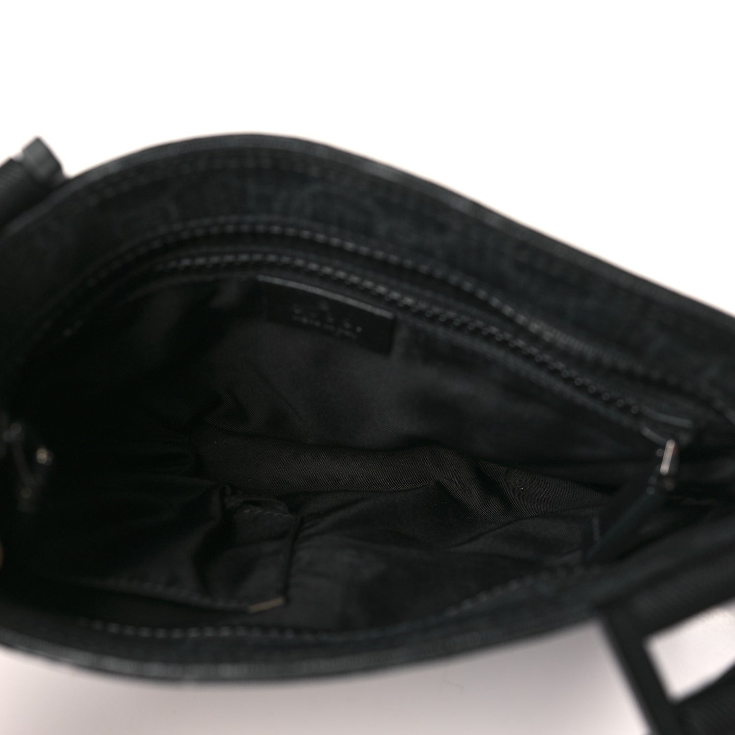 GG Plus Flat Messenger Bag Black Grey
