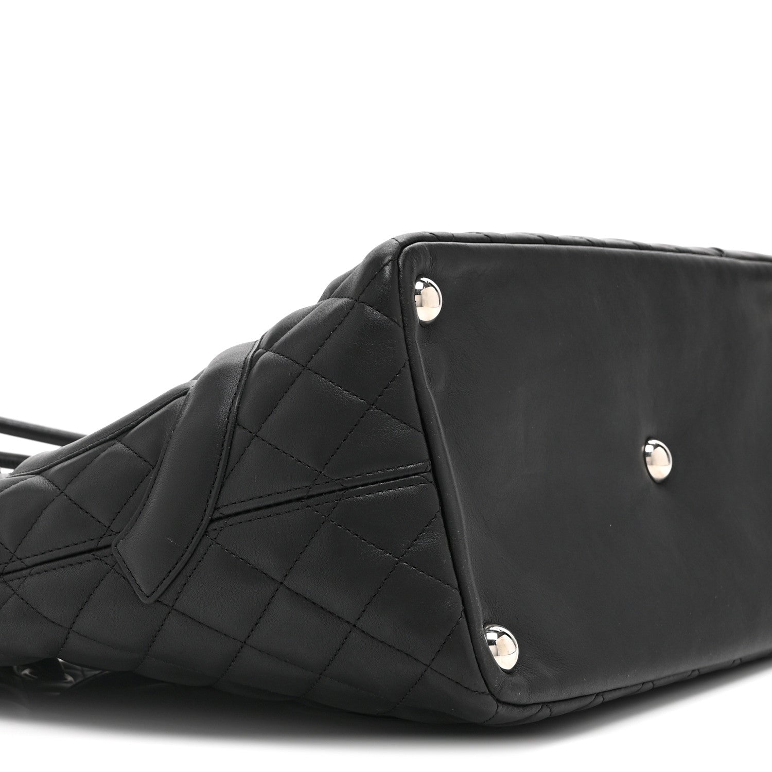 Chanel Calfskin Quilted Large Cambon Tote Black 9 of 10