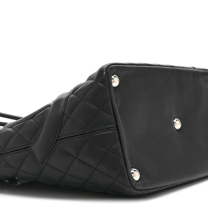 Chanel Calfskin Quilted Large Cambon Tote Black 9 of 10