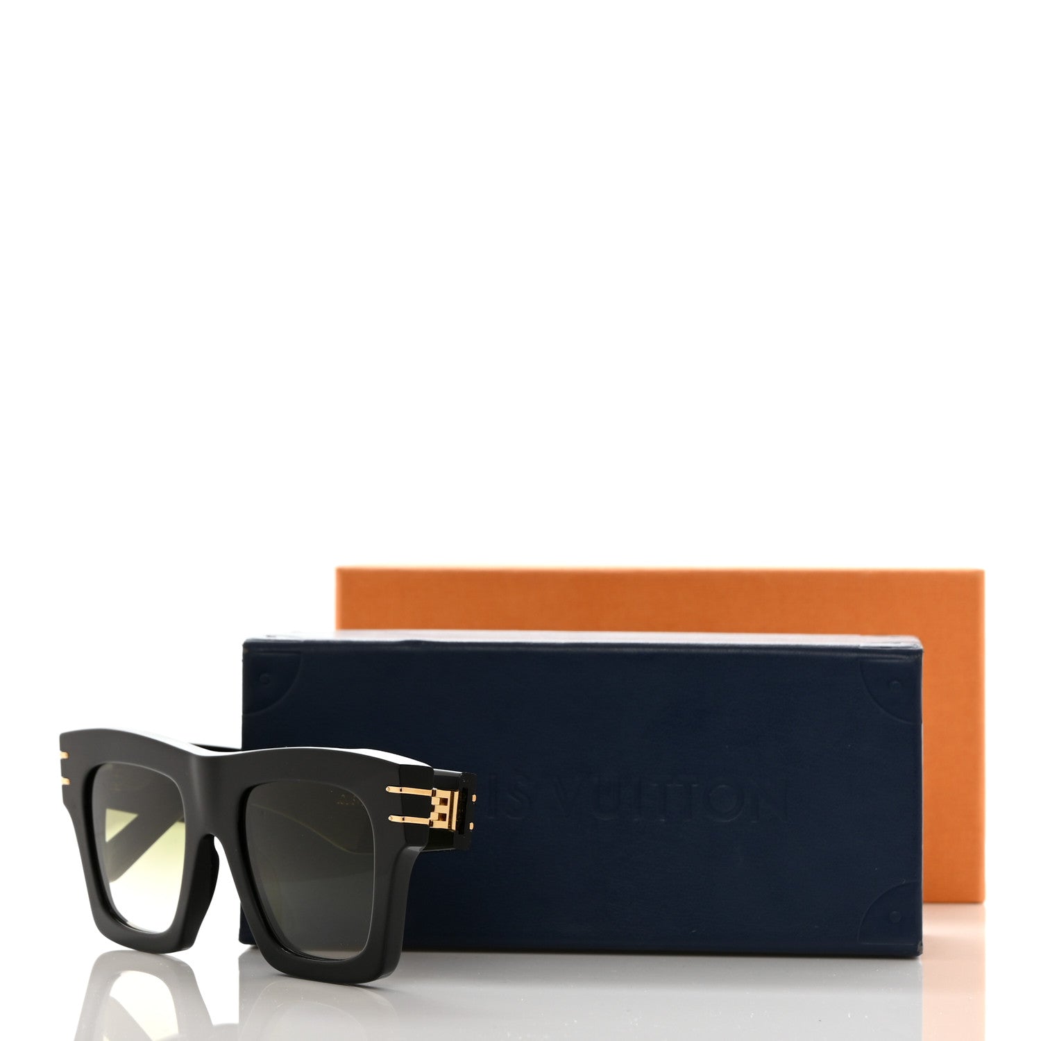 Louis Vuitton Acetate Blade Sunglasses Z1482W Black 7 of 7