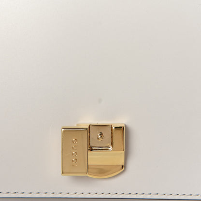 Gucci Calfskin Mini Sylvie Chain Shoulder Bag White 10 of 14