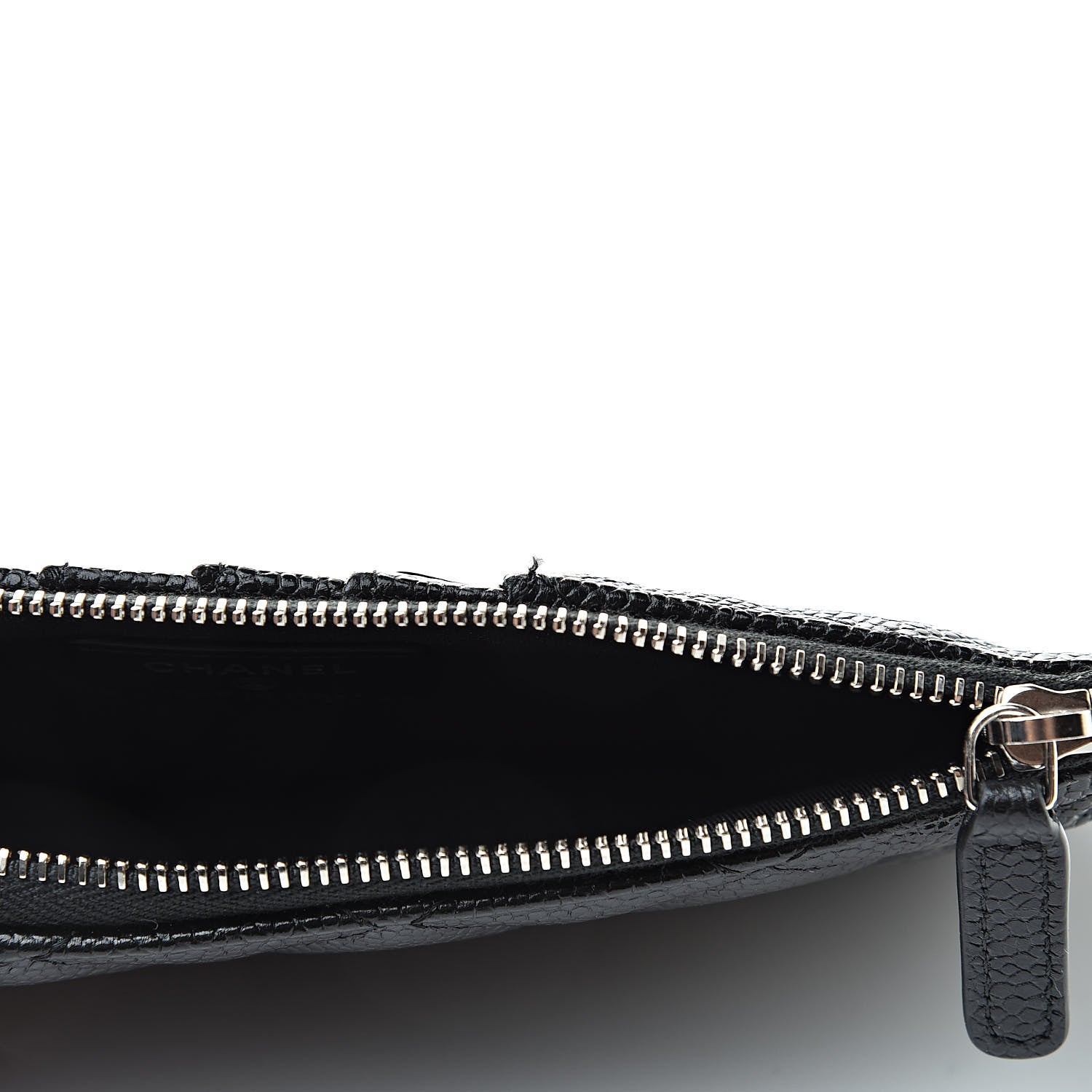 Chanel Caviar Quilted Classic Flat Wallet Pouch So Black 8 of 9
