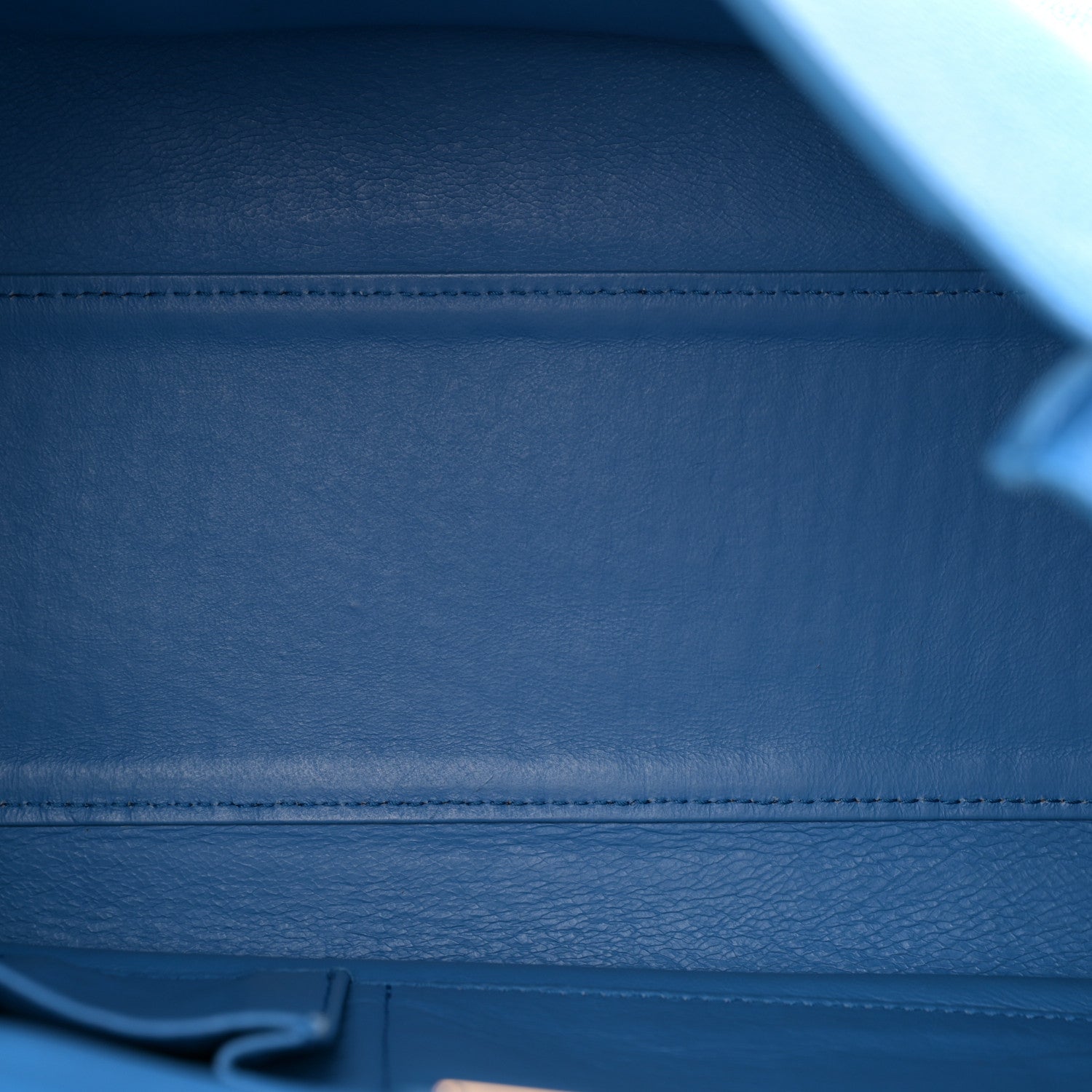 Salvatore Ferragamo Grained Calfskin Sofia Satchel Blue 5 of 14