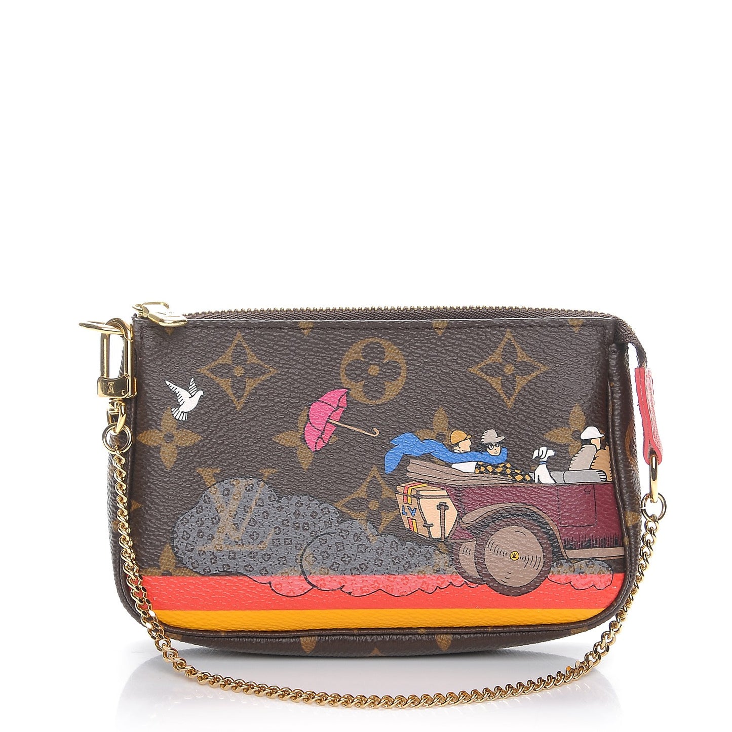 Monogram 2015 Christmas Animation Mini Pochette Accessories