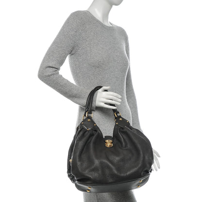 Louis Vuitton Mahina L Black 2 of 7
