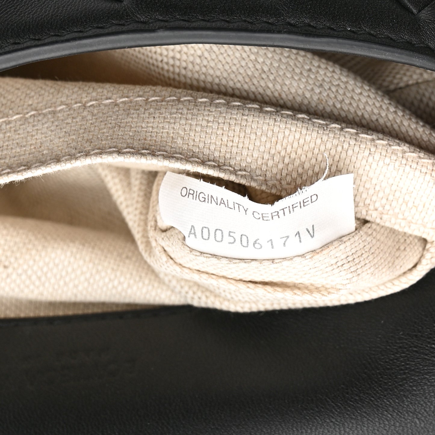Nappa Intrecciato Small Cobble Messenger Bag Black