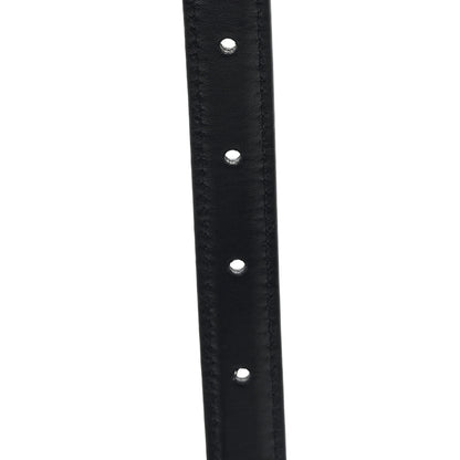 Celine Box Calfskin Small 18mm Triomphe Belt 65 26 Black 5 of 6