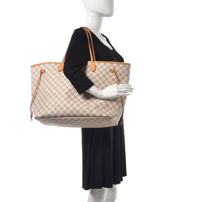 Louis Vuitton Damier Azur Neo Neverfull GM Rose Ballerine 2 of 11
