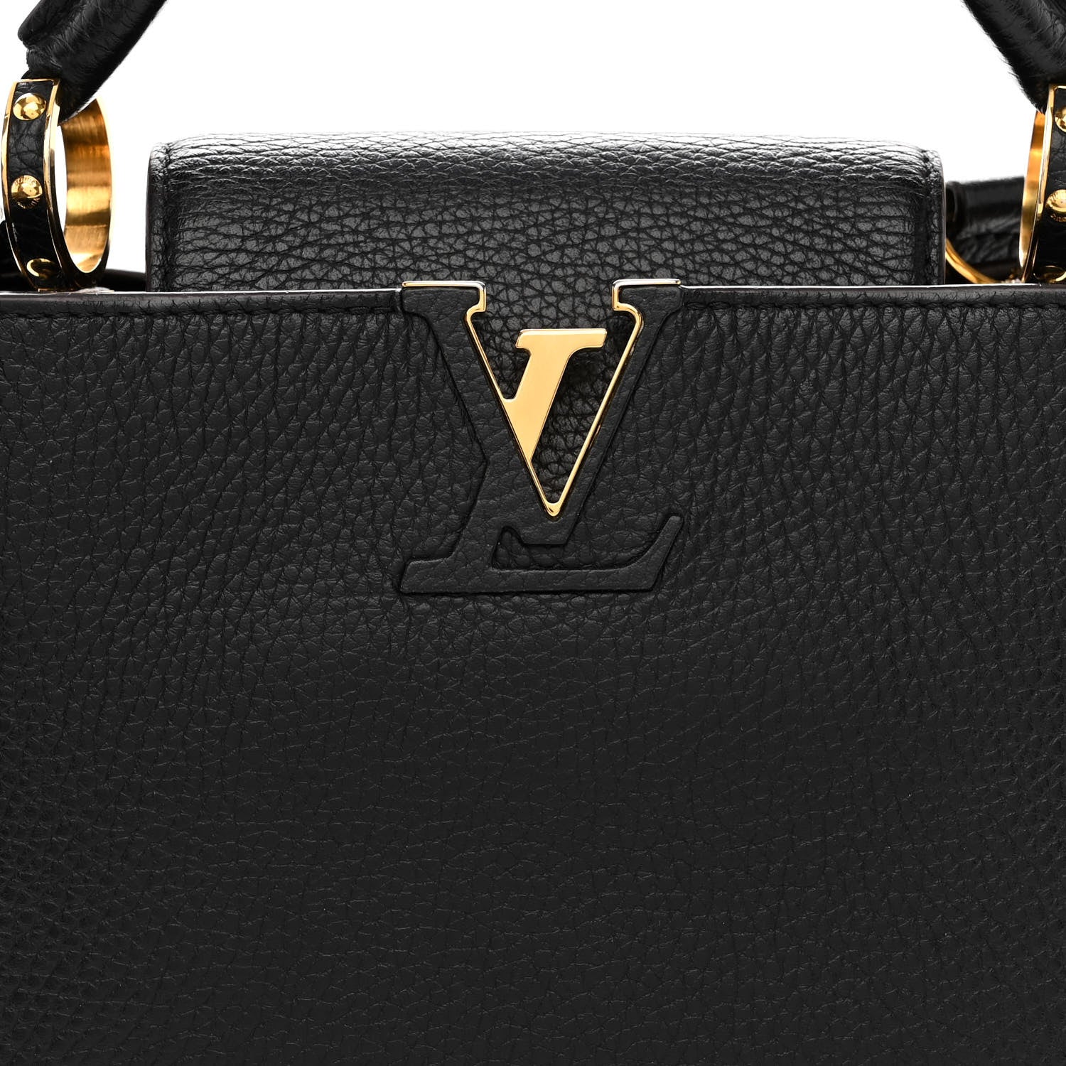 Louis Vuitton Taurillon Capucines BB Black 7 of 14
