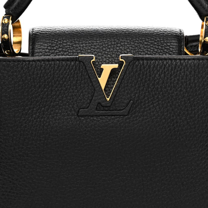 Louis Vuitton Taurillon Capucines BB Black 7 of 14