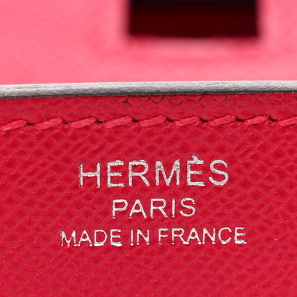 Hermes Madame Calfskin Birkin Sellier 25 Framboise 6 of 11