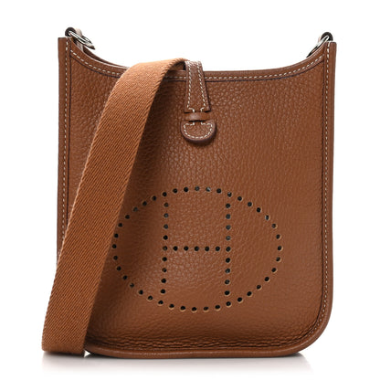 Hermes Taurillon Clemence Evelyne TPM Gold 1 of 11