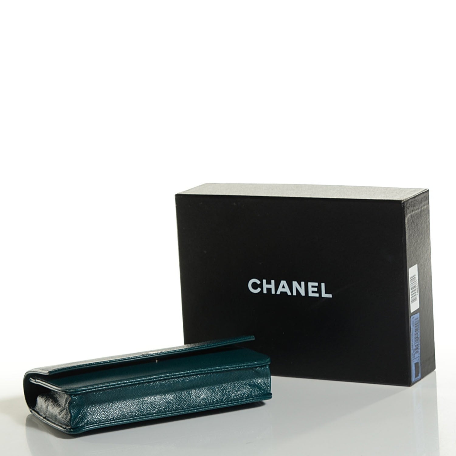 Chanel Caviar Sevruga Wallet on Chain WOC 4 of 8