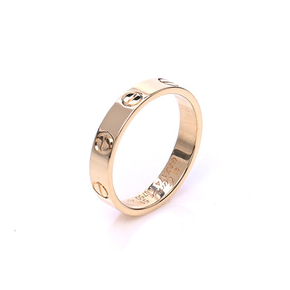 Cartier 18K Yellow Gold 3.5mm LOVE Wedding Band Ring 51 5.75 5 of 5